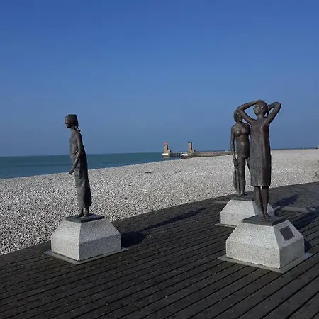 게스트하우스 Chambre Des Plages Normandes
